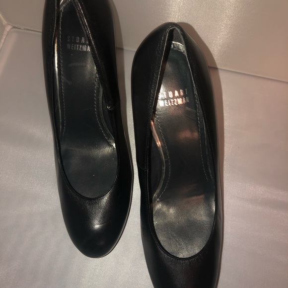 Stuart Weizmann leather platform heels - Picture 9 of 10